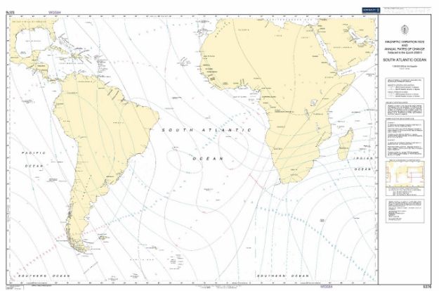 BA 5376 - Magnetic Variation S Atlantic